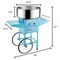 Great Northern Popcorn Cotton Candy Machine and Cart, Flufftastic Floss Maker, Stainless Steel Pan, 2 Side Trays, 13" Wheels 788731NXA - alternate 2